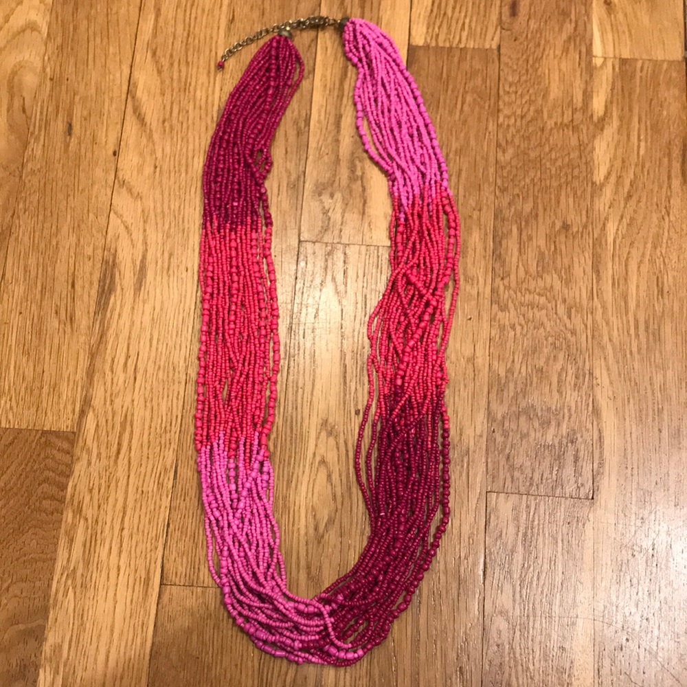 Colorful Long Beaded Necklace